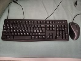 Logitech Mouse M500 + Logitech Tastatur