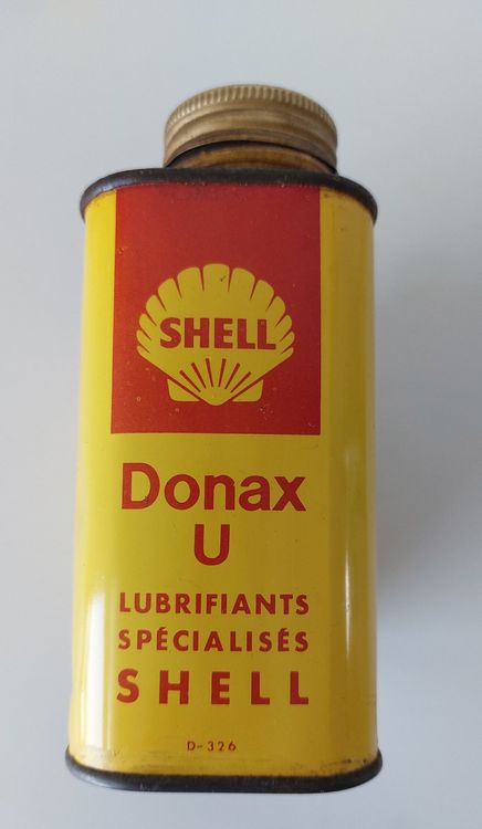 Oeldose SHELL Donax Motor Oil 1 Liter Bidon huile Oil Can (Gebraucht ...