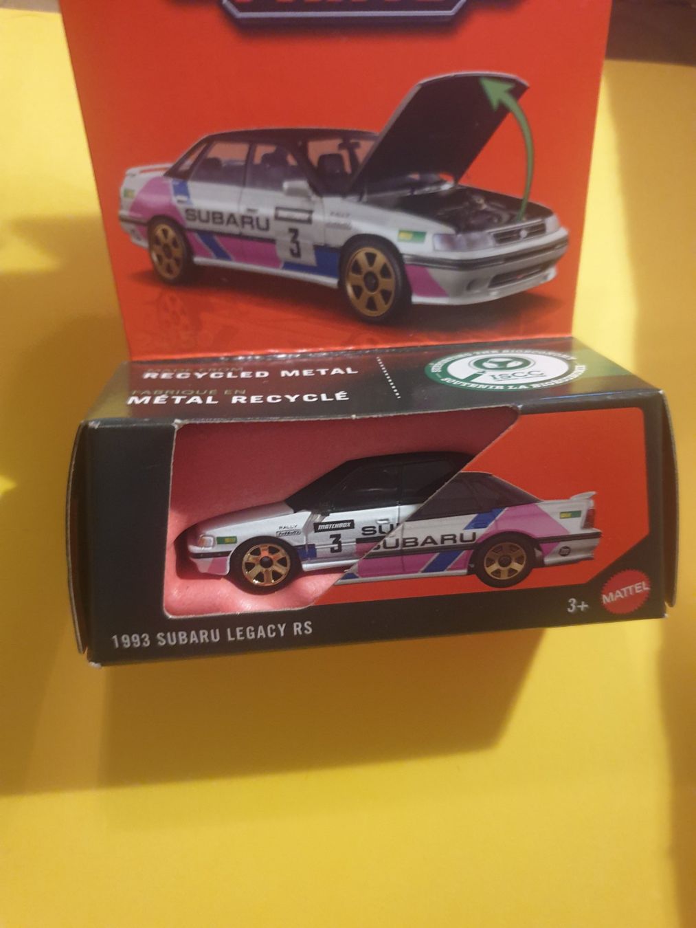 Matchbox Modellini d'auto: Matchbox 1993 SUBARU LEGACY RS – Nuovo e nell'imballaggio originale da Oftringen venduto da Rotor 3