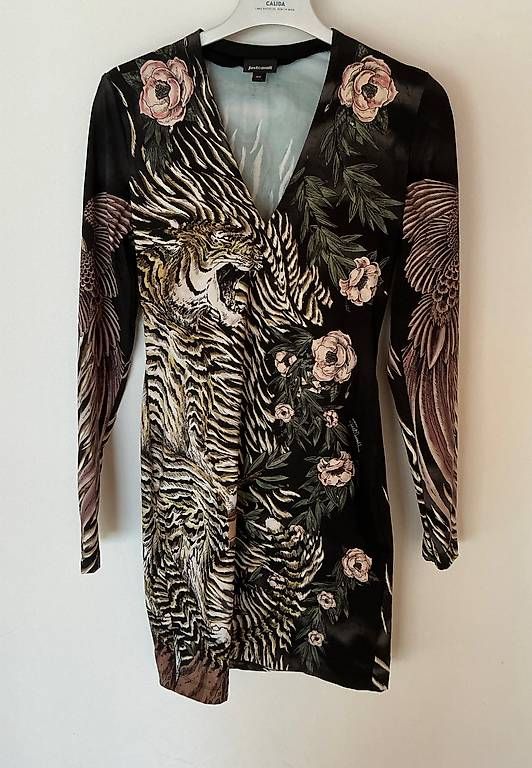 Roberto Cavalli Kleider: Kleid Just Cavalli Tiermotiv – Neu (gemäss Beschreibung) aus Stalden VS von alemaxm