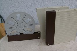 2 Filmspulen EUMIG für Super - 8 Filme  (180 Meter)