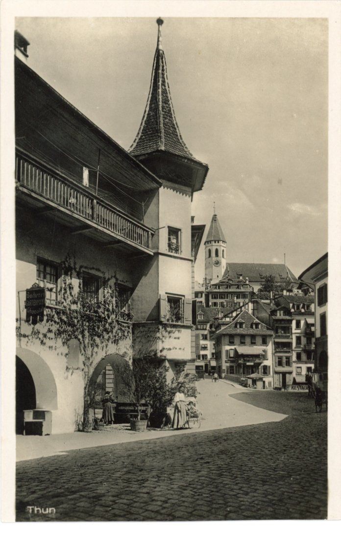 Cartoline postali: Thun  BE – Usato da Brig venduto da Valcards54