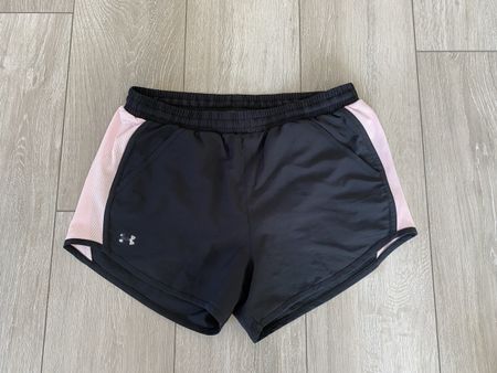 Sportshort Damen Under Armour schwarz/rosa S guter Zu