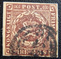 Dänemark Kat. 1 IIa gest. 1854 Kat. 45 Euro