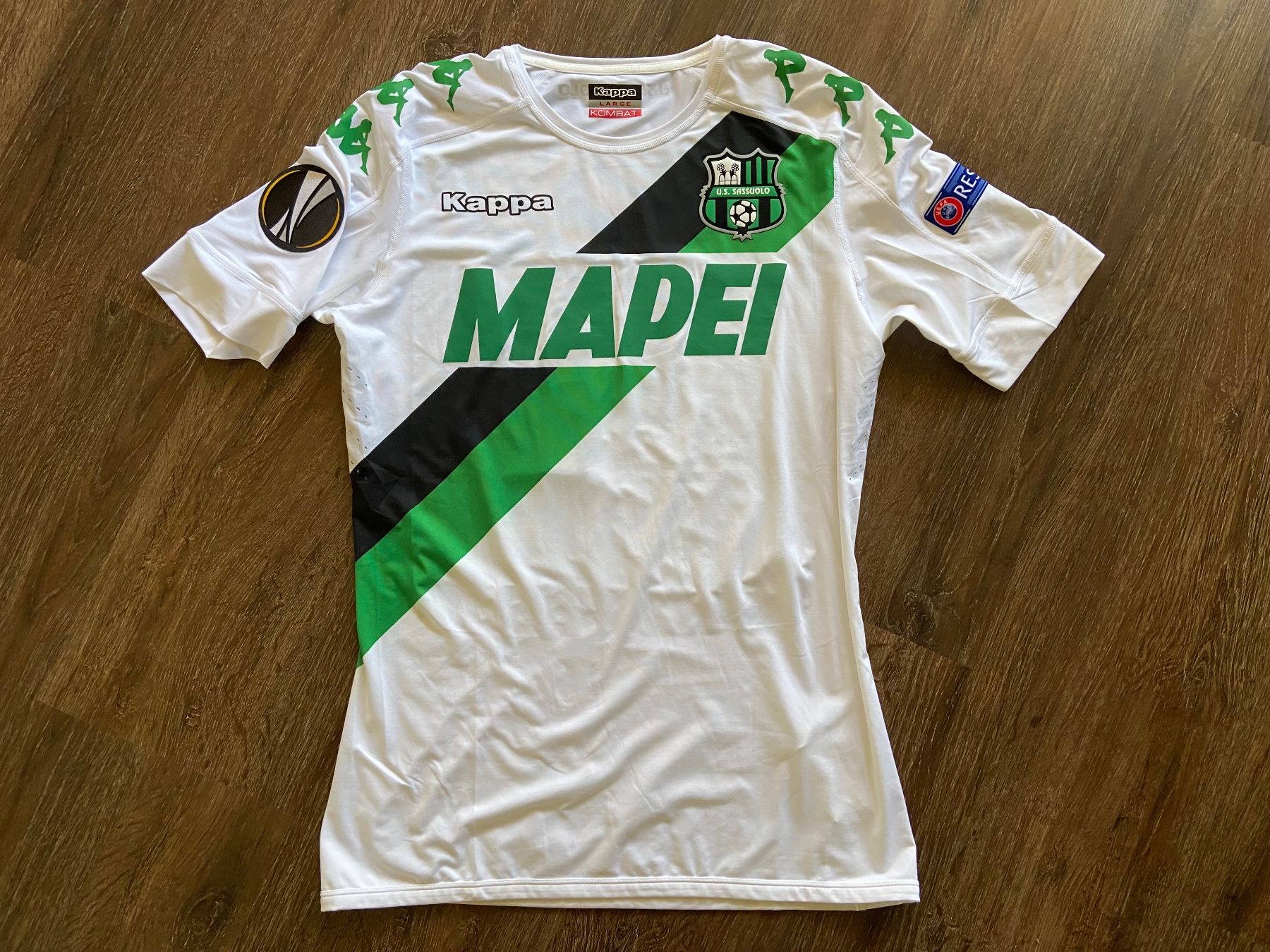 Kappa Canottiere & Pantaloni: US Sassuolo Trikot Gr. L – Usato da Muttenz venduto da bargain_hunter