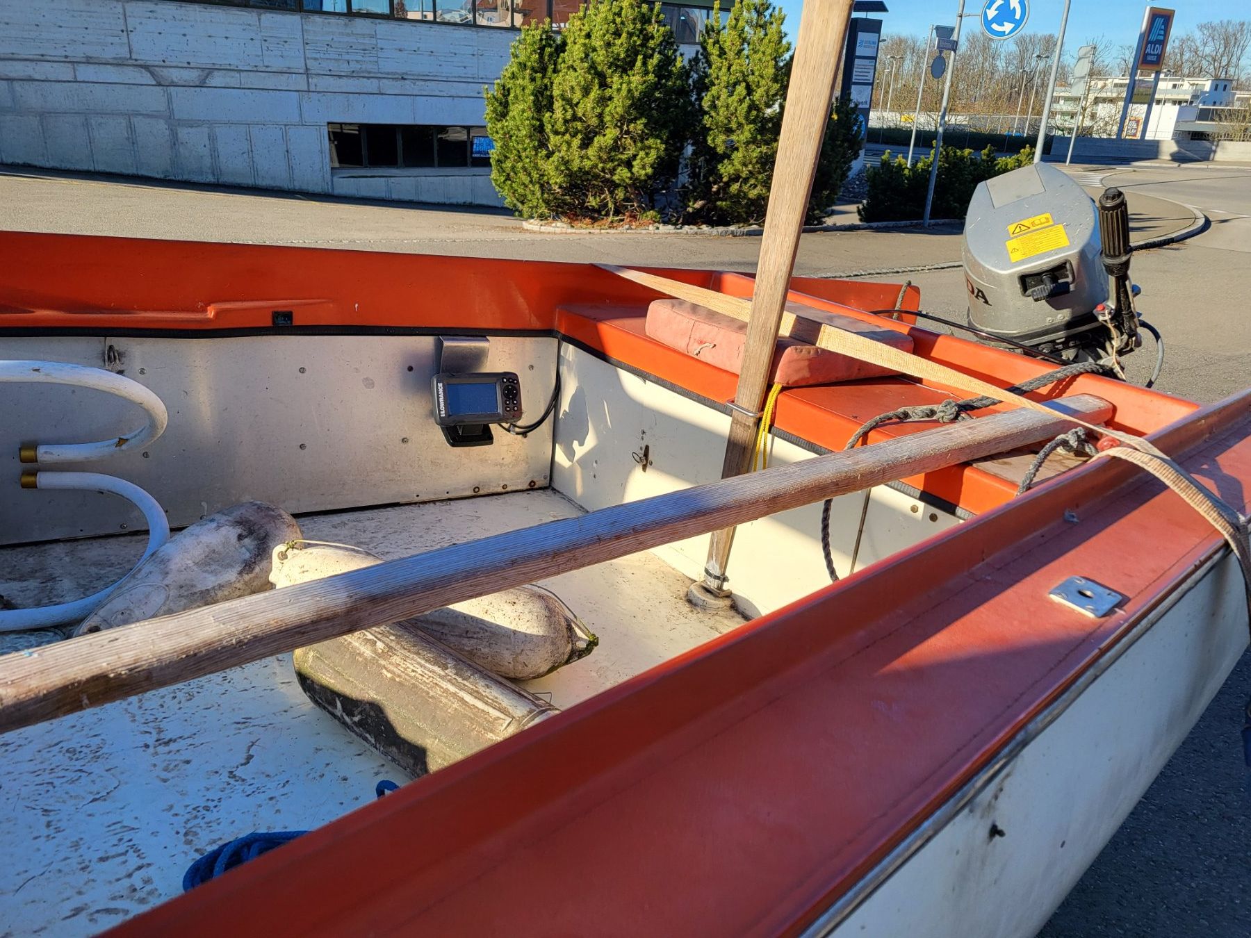 Barche: Hartmann Fischerboot mit Halbkabine – Usato da Arbon venduto da watersport10 1