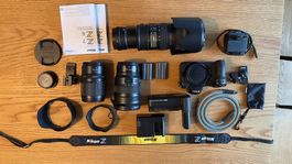 Nikon Z7 mit voll austattung dazu objektiven Nikkor 