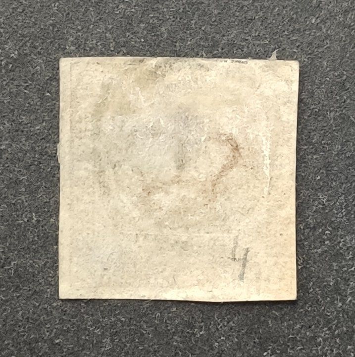 Tous les timbres: Dänemark 1854, 4Sk. Imperf. gestempelt – D'occasion à Wil SG par Zazal 1