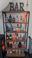 Gin Sammlung inkl. Holzregal beleuchtet