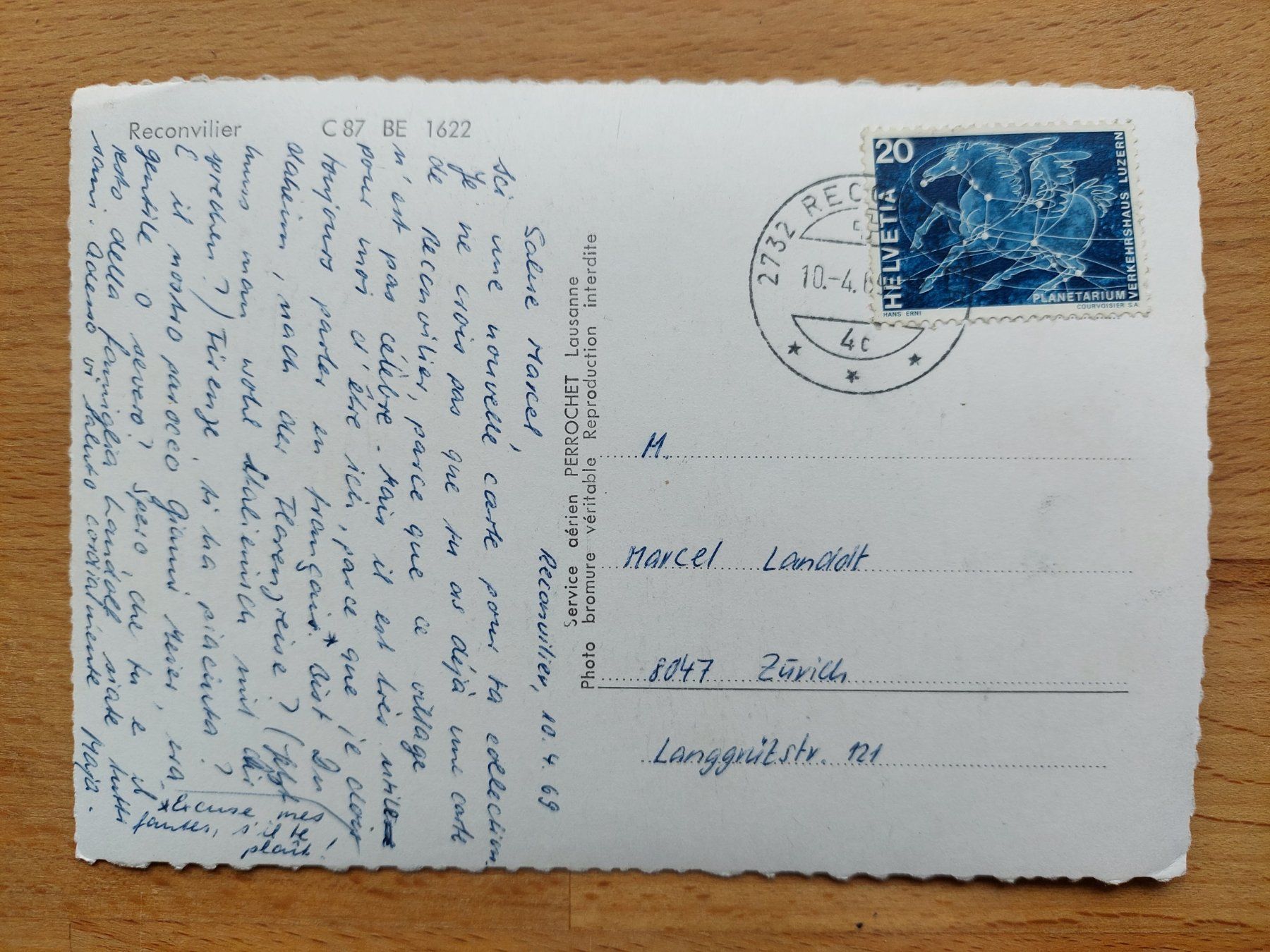 Cartoline postali: AK Reconvilier – Usato da Obfelden venduto da Foto_Bild_Kunst_Buch 1