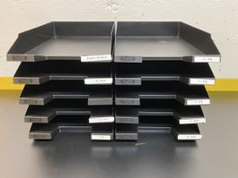 10 Ablagefächer für Papiere