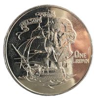 GIBRALTAR 1 CROWN 1980  *SEHR RAR*