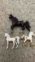 3 Schleich Tierfiguren Einhörner
