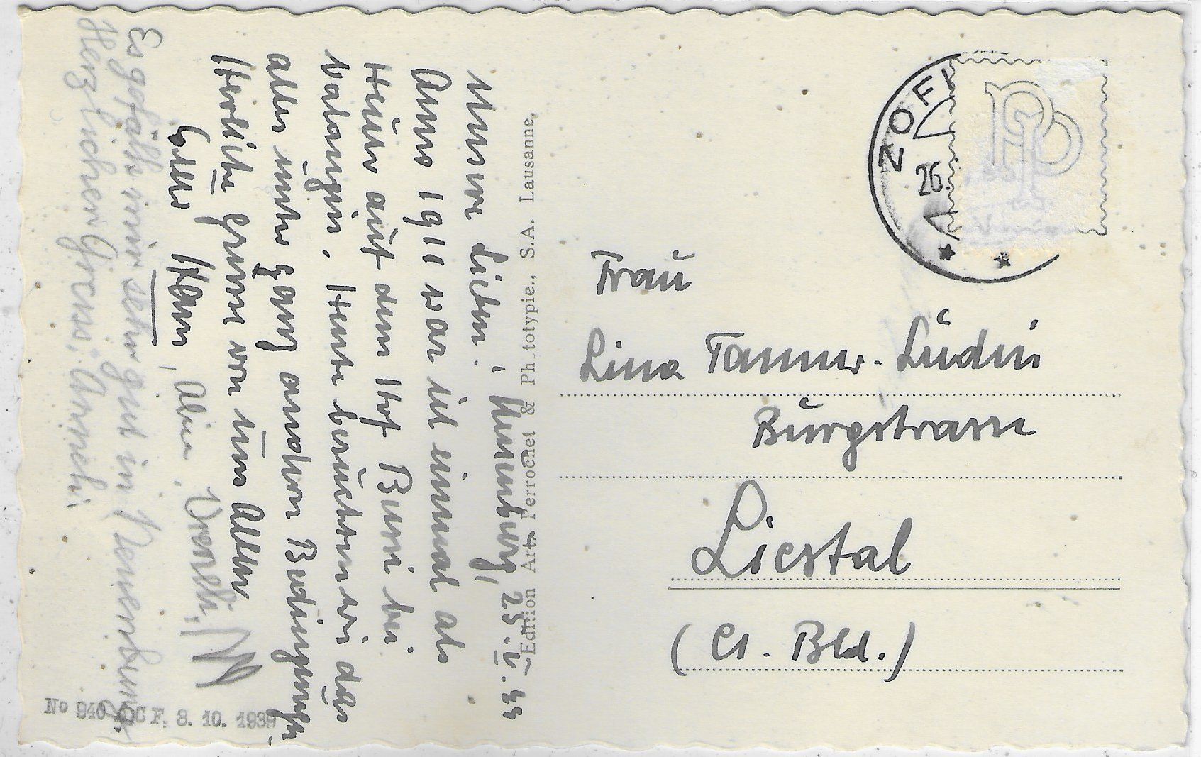 Cartes postales: Valangin - Vue generale – D'occasion à Ettingen par Kartenplanet 1