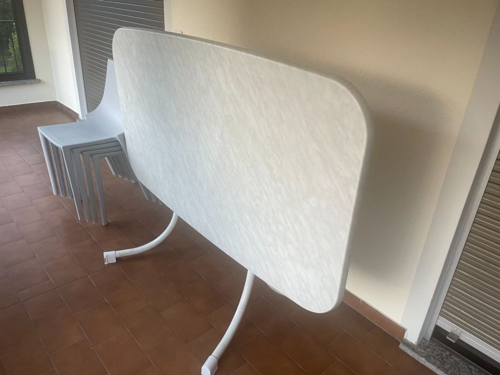Tavolo Da Giardino Pieghevole Salvaspazio In Alluminio 70x130 Colore Taupe | Leroy Merlin