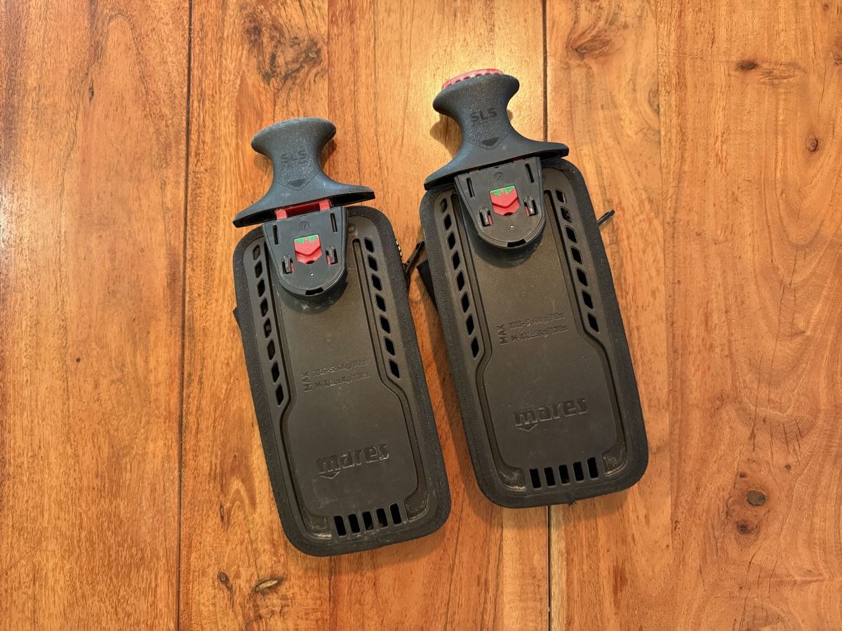 Bombole da sub: 2× Mares SLS Bleitaschen / Weight Pockets – Usato da Muri AG venduto da Ludrigen