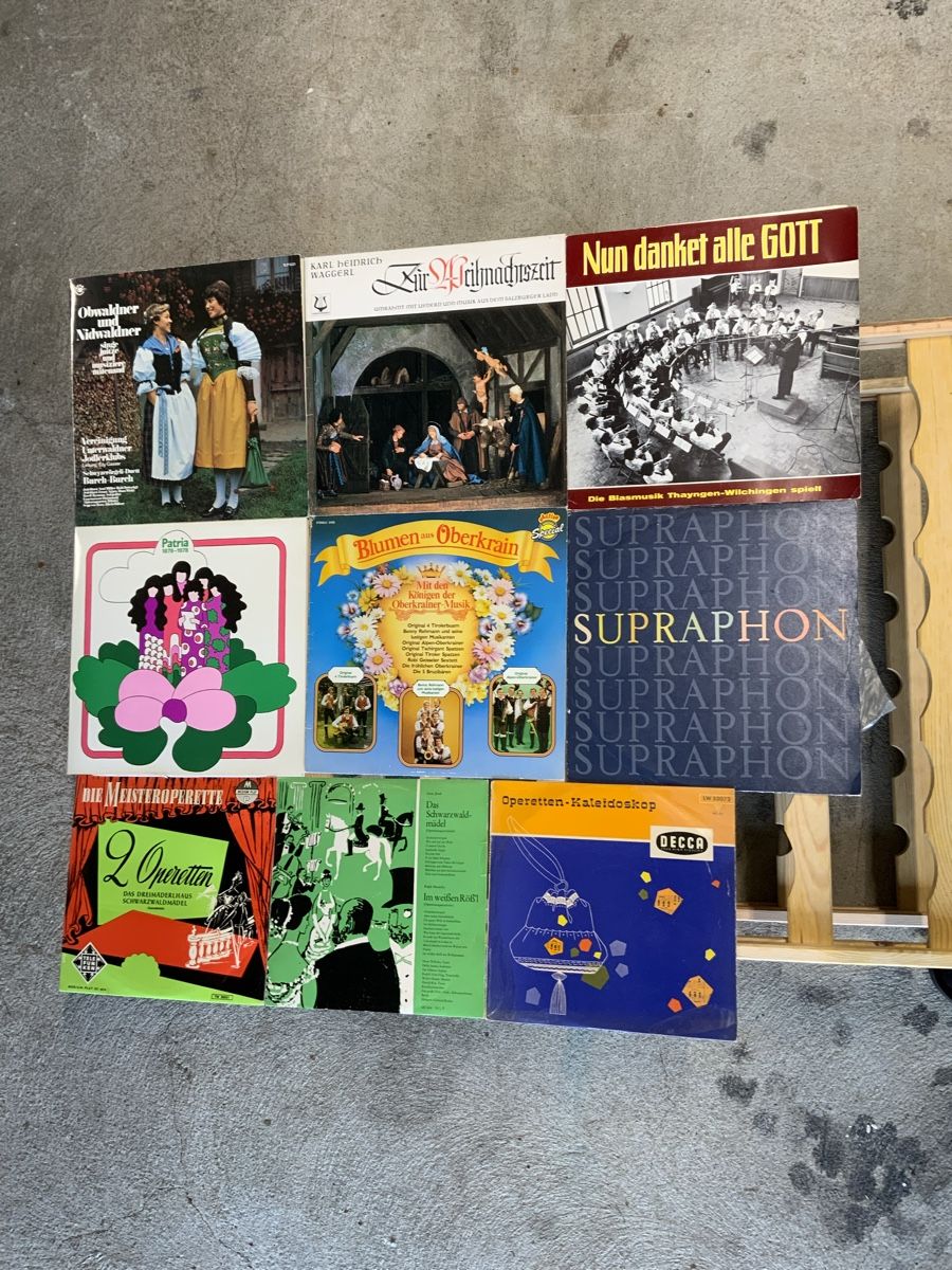 Schallplatten: Vinylplatten Konvolut (9 Stk.) – Gebraucht aus Magden von rom_5zrl 6
