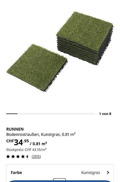 Rivestimenti per pavimenti: Gartenplatten – Usato da Reinach BL venduto da Celine216 3