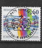 V0886 - Suisse.Lichtenstein vollstempel