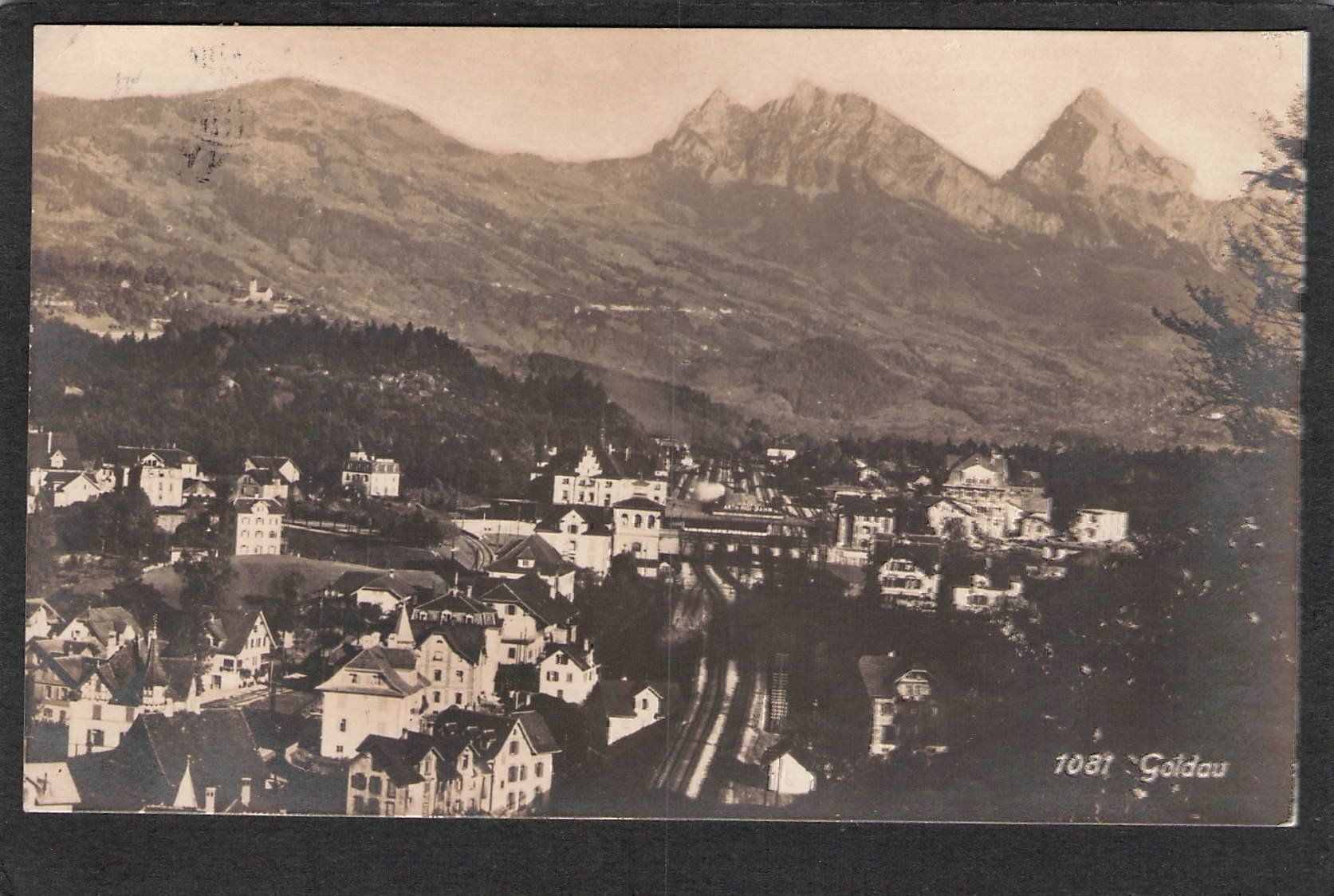 Cartoline postali: -AK Goldau , 1924 – Usato da Reichenburg venduto da Pipo-67