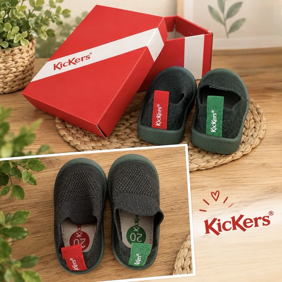 Scarpe per ragazzi: NEU Kickers ersten Schuhe wie Barefussschuhe – Nuovo e nell'imballaggio originale da Malleray venduto da 2v8v