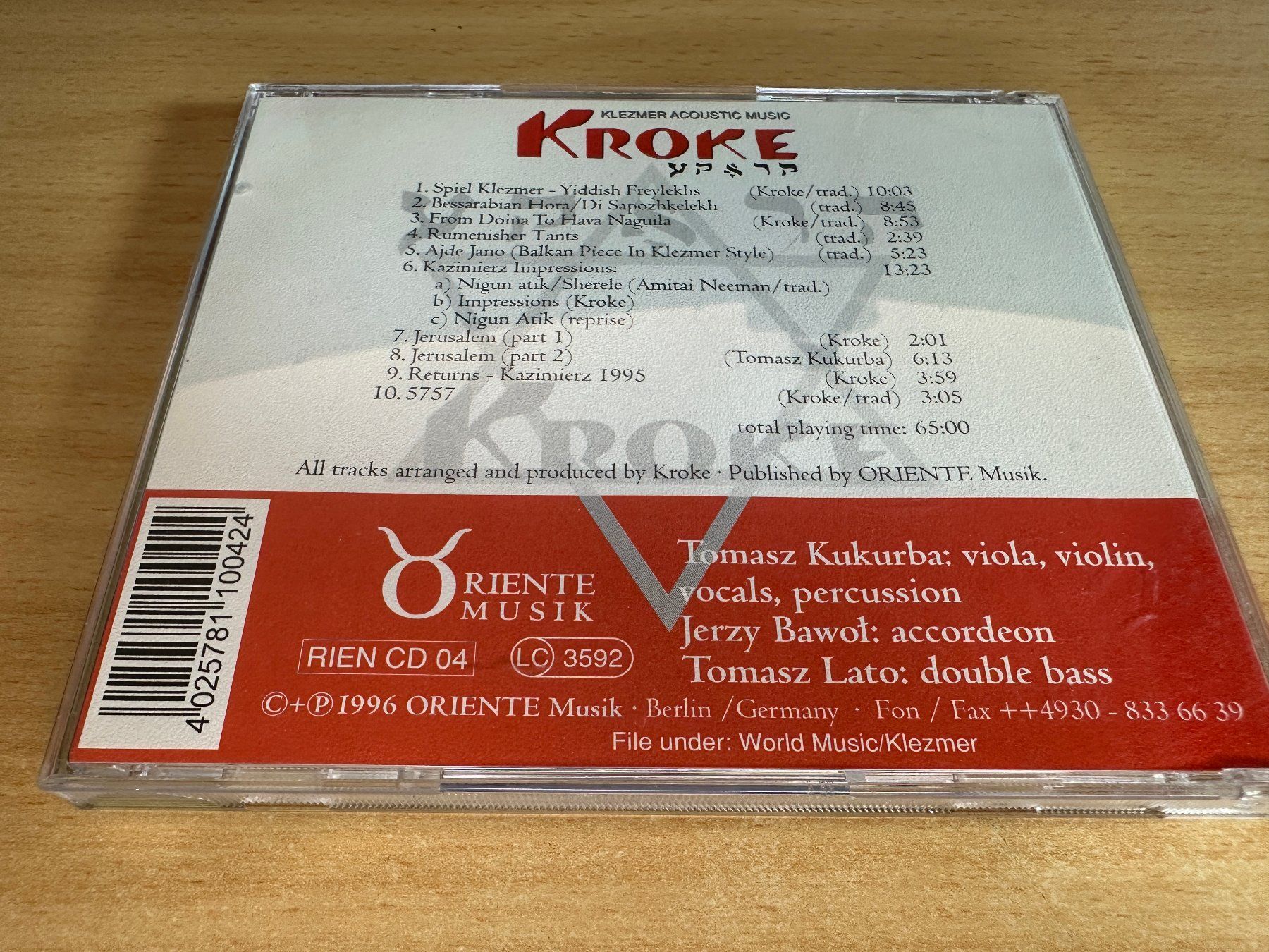 CD: Kroke – Trio – Usato da Rikon im Tösstal venduto da Alpenmutz 1