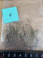 220 Ösen zum Schmuck basteln / Altgold farbig
