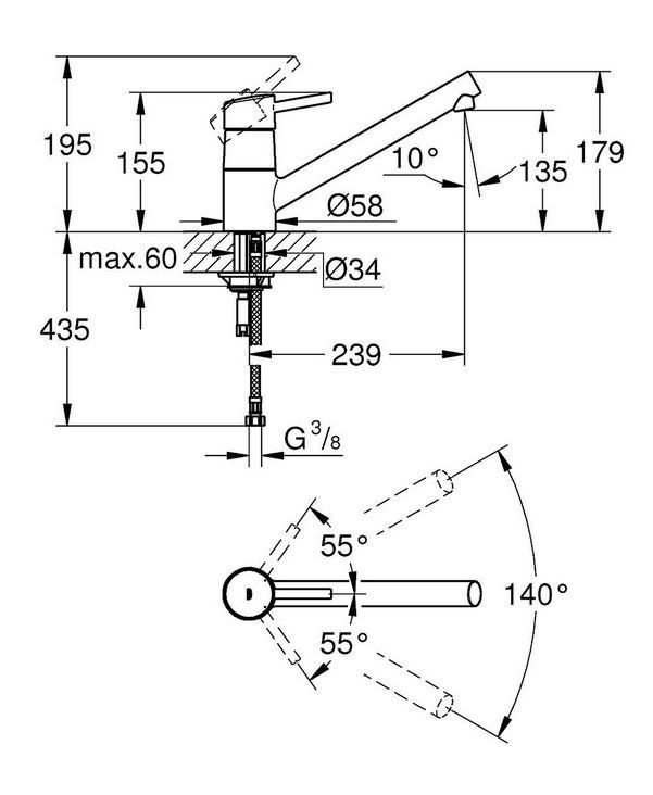 Grohe Rubinetteria: Spültischmischer Grohe Concetto – Nuovo (secondo la descrizione) da Frauenfeld venduto da Mungg 6
