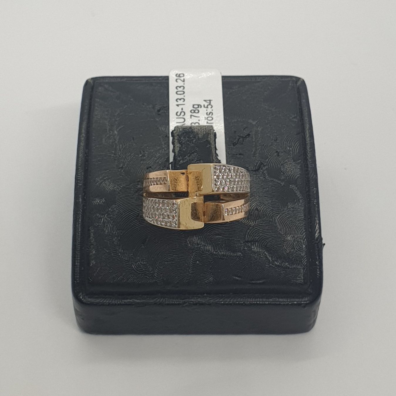 Anelli: Echt 14K Gold Ring – Usato da Luzern venduto da Goldhaus-Luzern