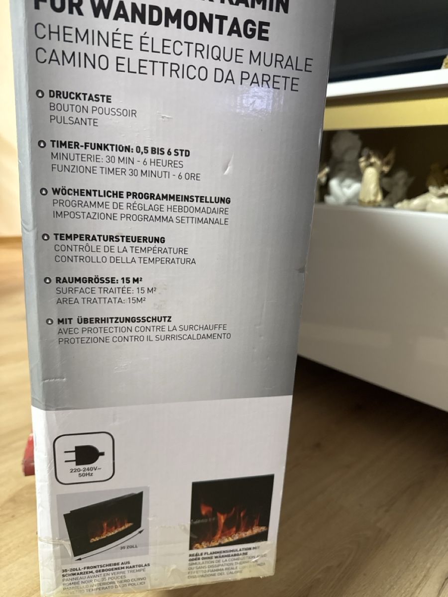 Camini: Elektrischer Kamin Ayce – Nuovo e nell'imballaggio originale da Zürich venduto da amza 1