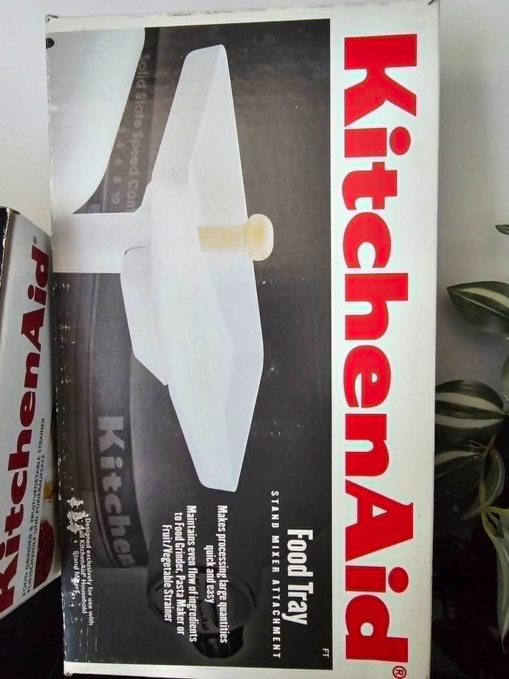 Kitchenaid Küchengeräte: Orig. KitchenAid Fleischwolf-/Pürierset inkl. Einfülltablett – Gebraucht aus Winterthur von BW.1994 2