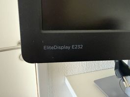 HP EliteDisplay E232 Monitor guter Zustand