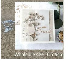 Neues Stanzschablonenset Blumen
