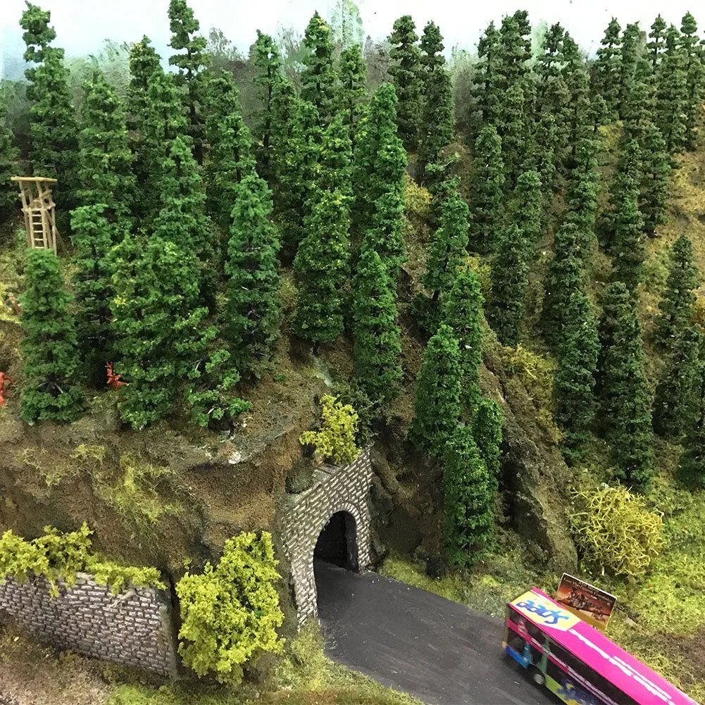 Modelleisenbahnen: 40 BÄUME - MODELLBAU - EISENBAHN - MODELL EISENBAHN H0/00 – Neu und originalverpackt aus Kriens von swissgadget 1