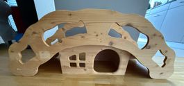 Holz Meerschweinchen Brücke/Haus