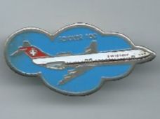 Swissair Fokker 100, Pin