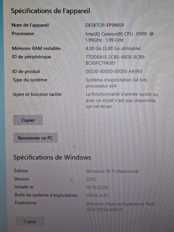 PC Acer Aspire XC-603 4 Go RAM 1To (Gebraucht) in Villars-Ste-Croix für ...