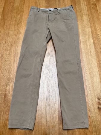 BOSS Herren Chino Hose Gr. 50 Beige Top Zustand