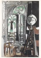Pablo Picasso L'atelier Cannes 1955.  Picasso Museum 2002