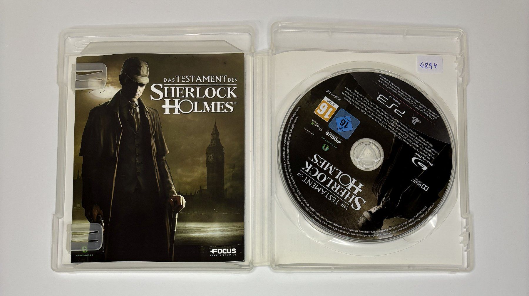 Spiele: PS3 - Das Testament des Sherlock Holmes – Gebraucht aus Allschwil von Bullach 1
