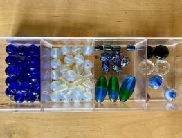 Diverse Glas Perlen: Ich löse meine Perlen-Sammlung auf