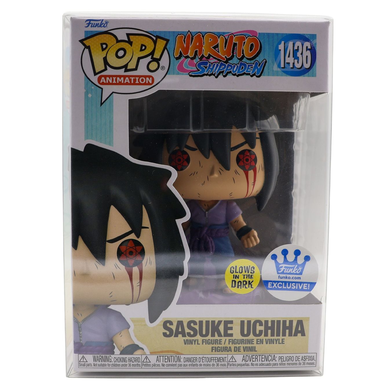Funko Figuren: Sasuke Uchiha [GITD Exlusive] #1436 Funko POP Naruto - NEW – Neu und originalverpackt aus Paudex von dindeboy