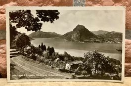 1946 LAGO DI LUGANO col Monte San Salvatore