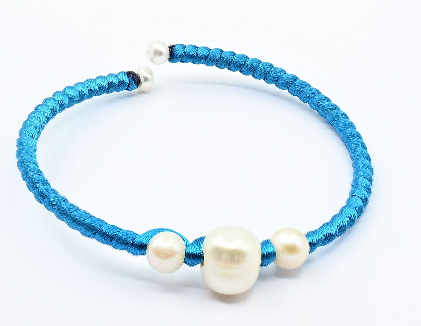 Bracciali & Braccialetti: 2 schöne  Armbänder, Süsswasserperle & Aquamarin – Usato da Dürnten venduto da pema28 1