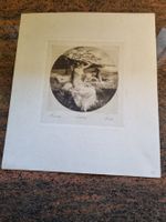 Antike Frühlings Lithographie - Seltenes Sammlerstück!