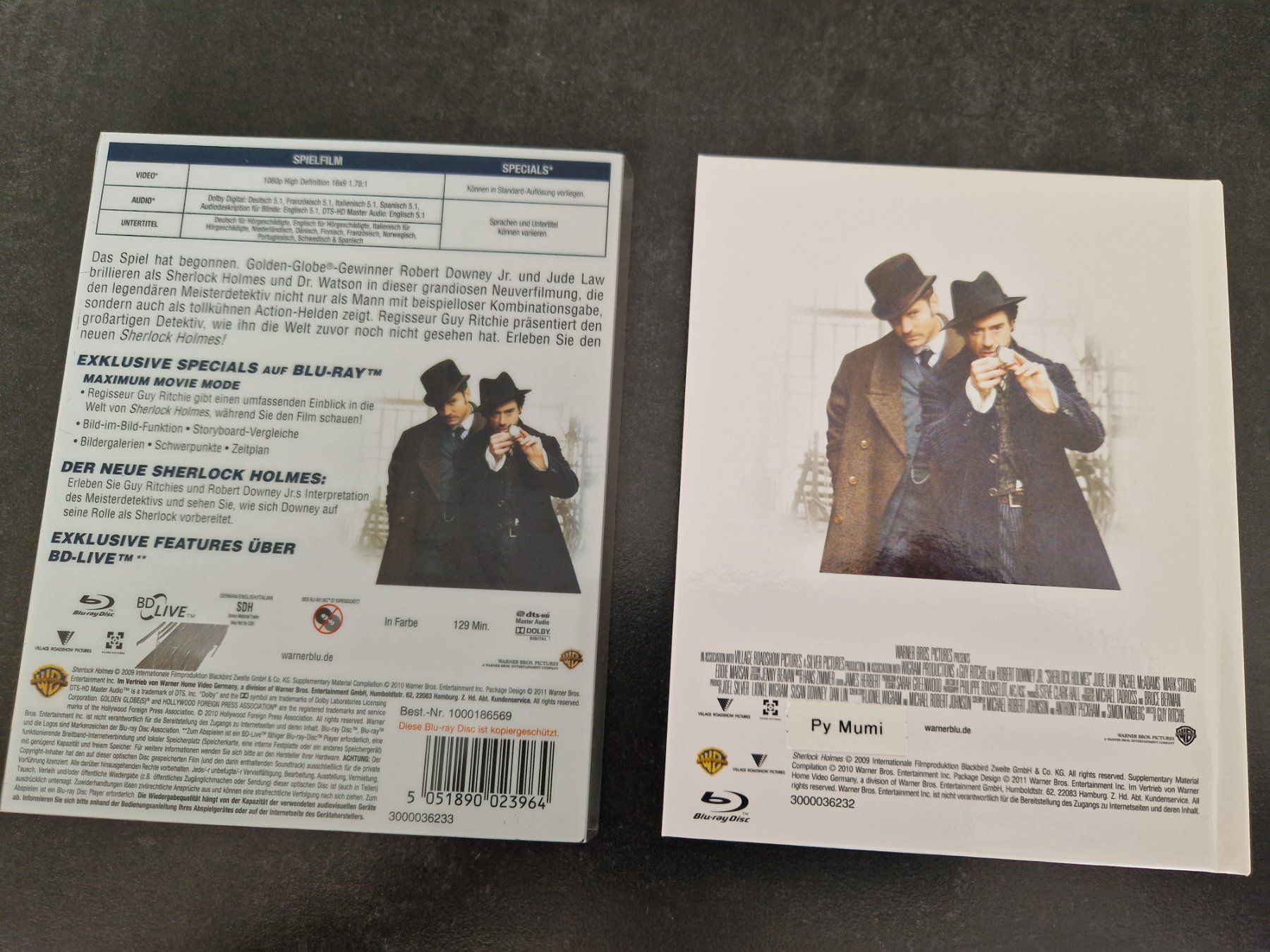 Tutti i DVDs: Sherlock Holmes Blu-Ray Premium Collection Neuzustand – Nuovo (secondo la descrizione) da Buchs SG venduto da Herc01 3