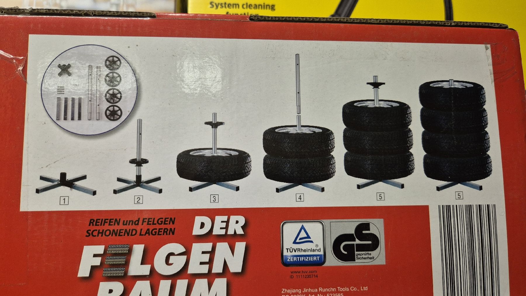 Werkzeugkasten & Aufbewahrung: Felgenbaum für Sommer- oder Winterräder bis 225 mm – Gebraucht aus Dübendorf von digital_bath 8