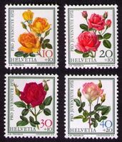 1972_ROSEN__Pro Juventute_Serie komplett_SCHÖN !