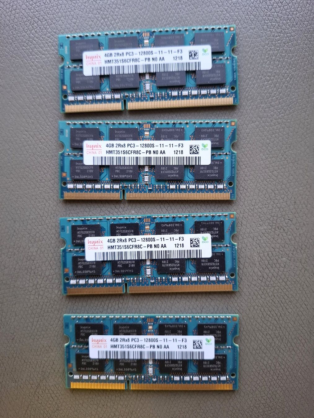Memoria / RAM: 4x 4GB DDR3-12800S RAM – Usato da Marthalen venduto da cay2mar