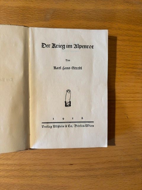 Bücher: Der Krieg im Alpenrot – Gebraucht aus Seon von retep012 1